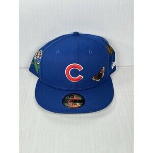 New Era Chicago Cubs 59FIFTY MLB Hat Cap Felt Living Side Patch Size 7 3/4